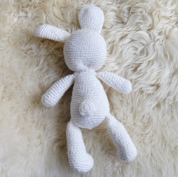 Handmade Crochet Baby Blanket and Bunny Bundle - Picture 6 of 6